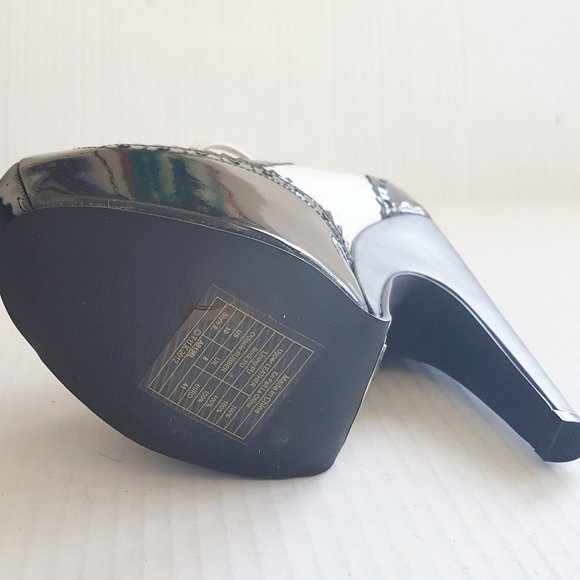 T.U.K PLATFORM HEELS Sz 10 NWT Leather 6.5" *HOT* - Picture 6 of 8